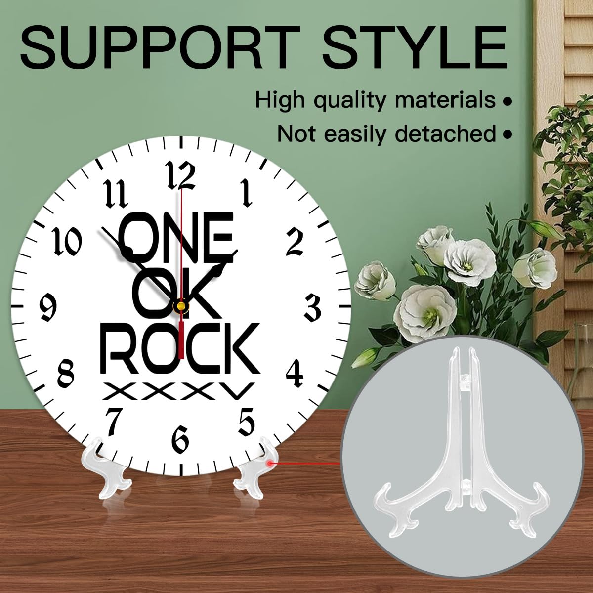 Amazon.co.jp: 掛け時計 ワンオクロック One Ok Rock 壁掛け時計 丸型